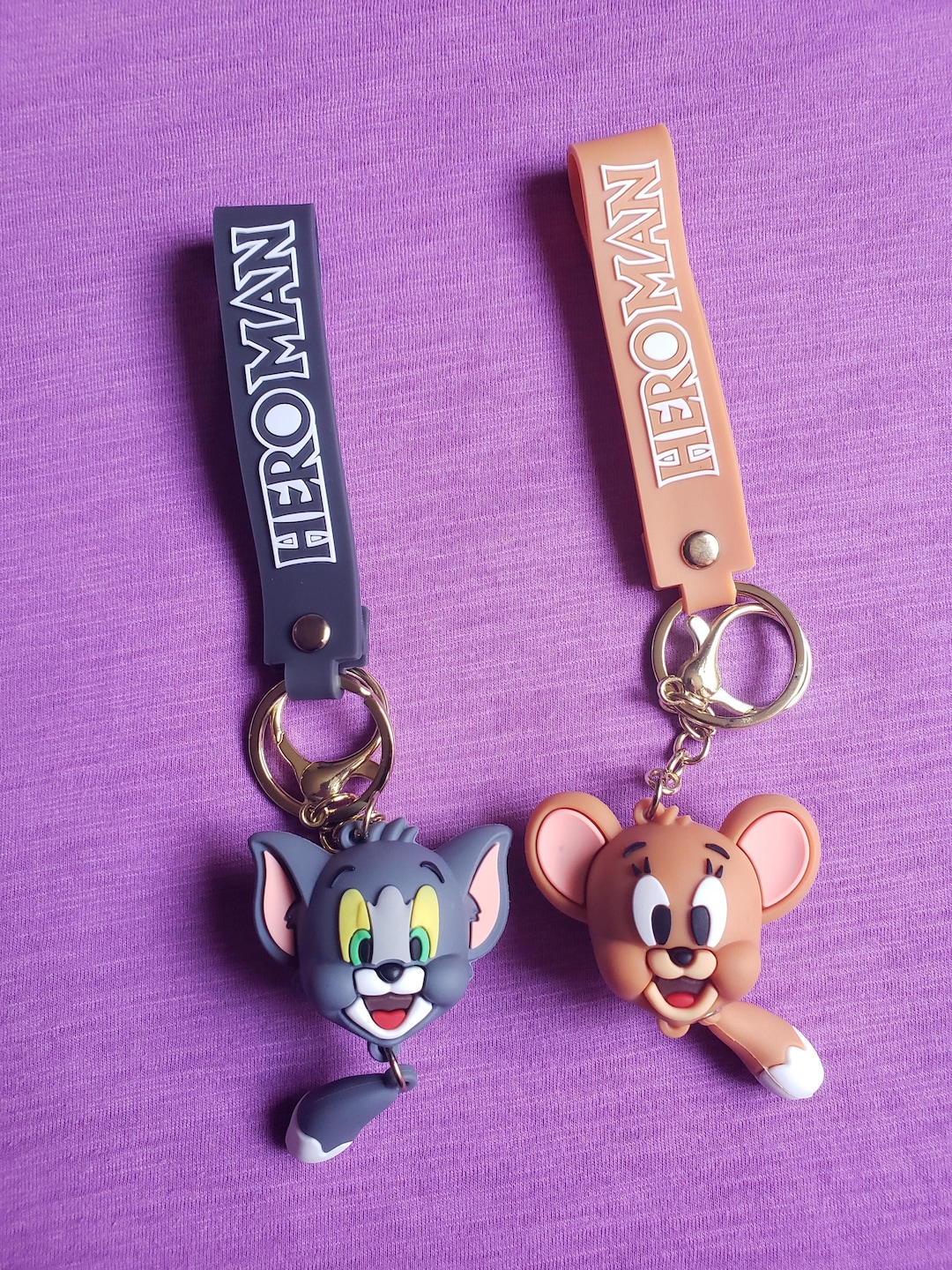 Jerry Keychain Tom & Jerry Keychain - Etsy
