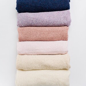 Ethereal Blanket Scarf/Wrap - Ready to Ship - 100% alpaca fiber knit in a light, airy layer for all seasons.