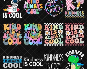 Kindness png, Kind is Cool PNG, Kindness Sublimation, back to school, teacher png, Coquette Kindness Back to School png, Kindness Shirt png