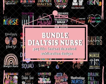 Dialysis Nurse Png Bundle, Gift for Dialysis Nurse Png, Dialysis Nurse Png, Dialysis Nurse Sublimation Designs, Appreciation Gift