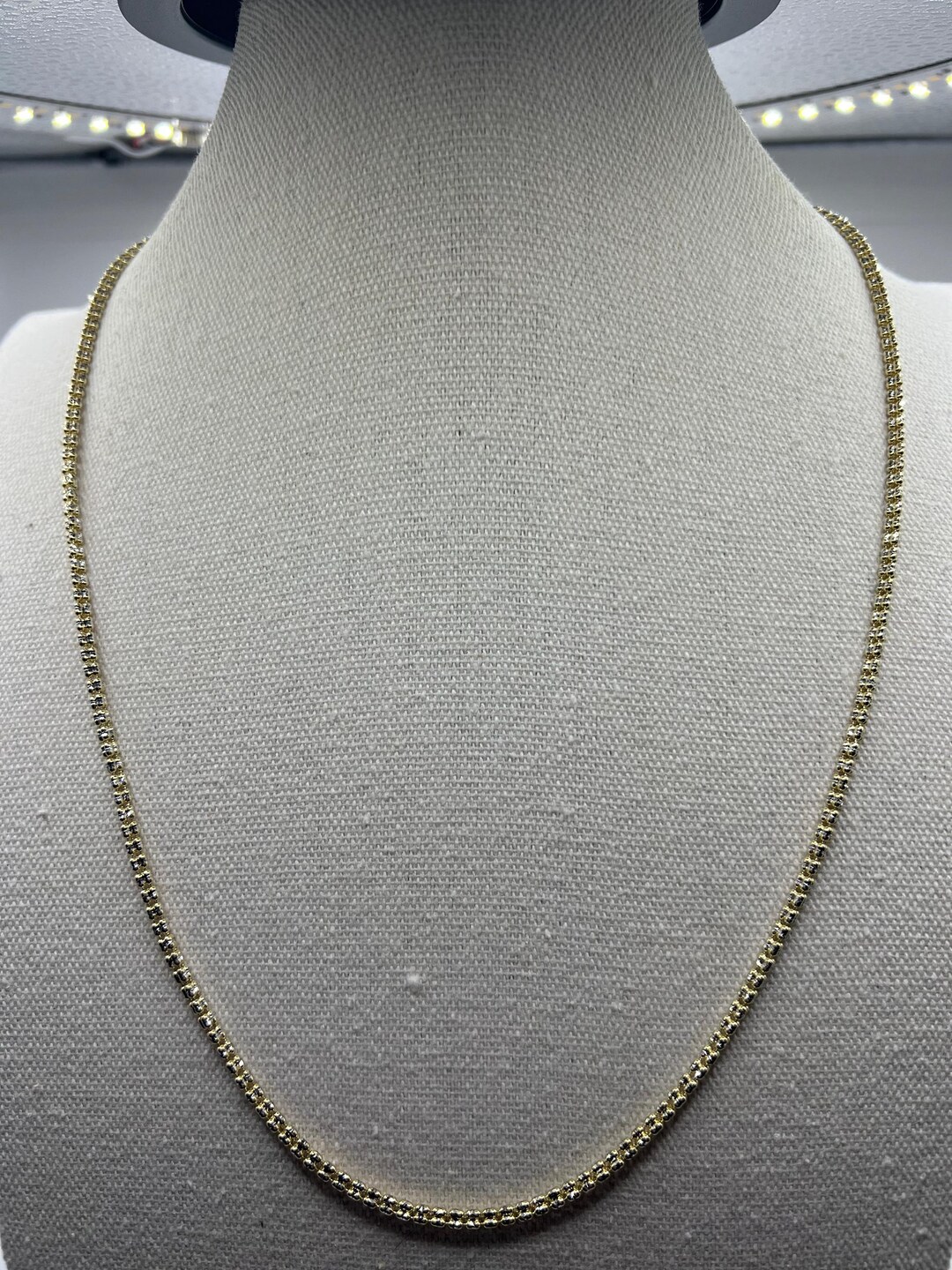 Ice Barrel Chain in 14k Yellow Gold (3.14 mm) main image 1