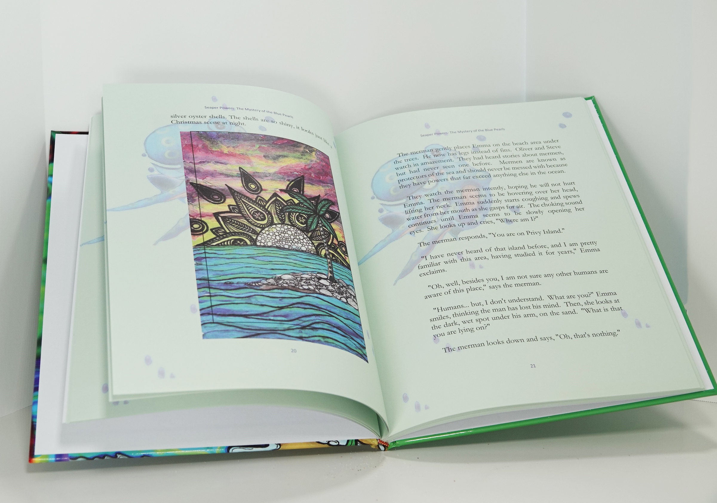 Seaper Powers: the Mystery of the Blue Pearls Book - Etsy