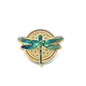 Dragonfly Inlay Pin