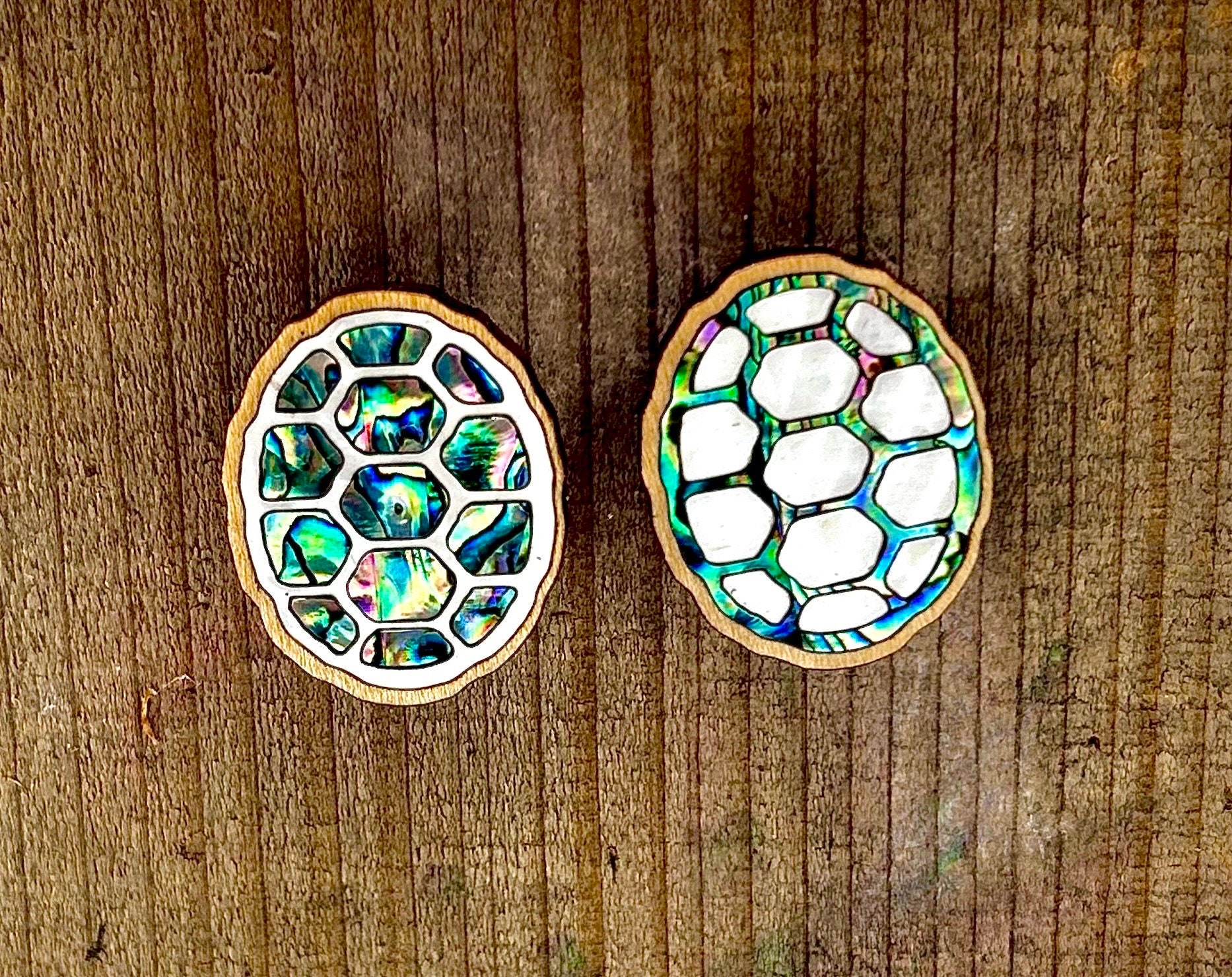 Turtle Shell Inlay Mother of Pearl Inlay Turtle Shell Pin - Etsy