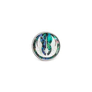 Abalone and Pearl Jedi pin