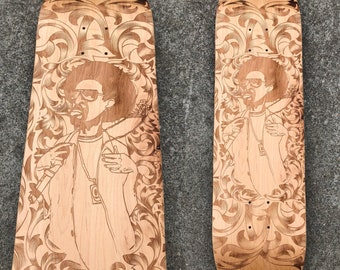 mac dre deck hand painted/ engraved