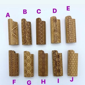 Wooden Lighter cases Patterns V2