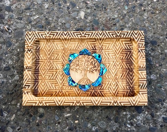 tree of life lotus tray