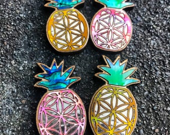 Sacred pineapple pin