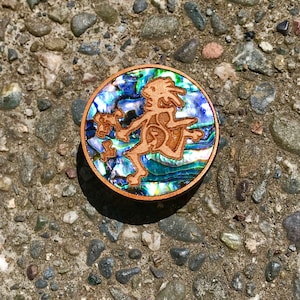 Note eater wsp abalone inlay pin