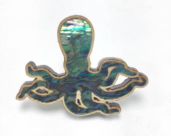 Octopus Inlay Pin