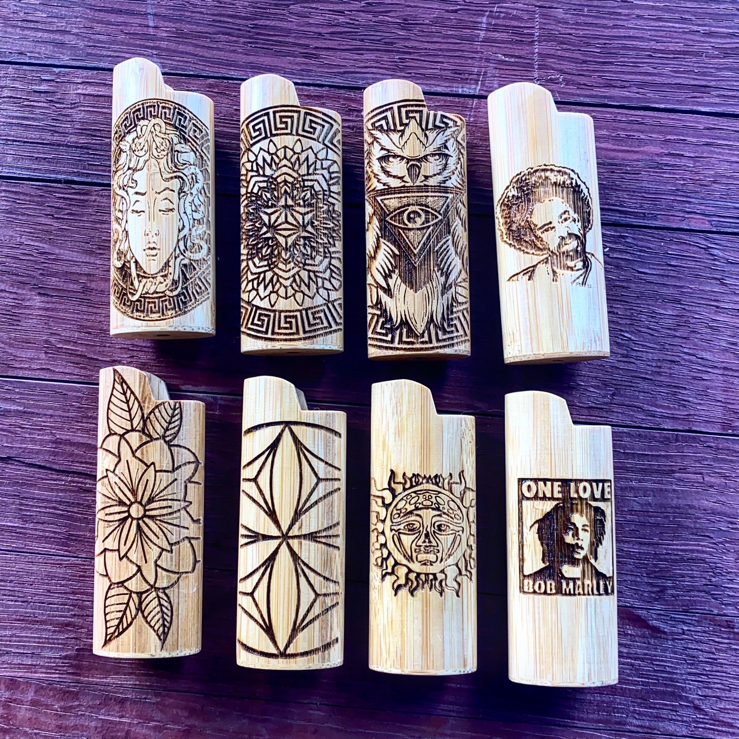 Wooden Lighter cases miscellaneous Etsy