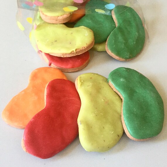 Jelly Bean Dog Treats All Natural Peanut Butter Treat Topped Etsy