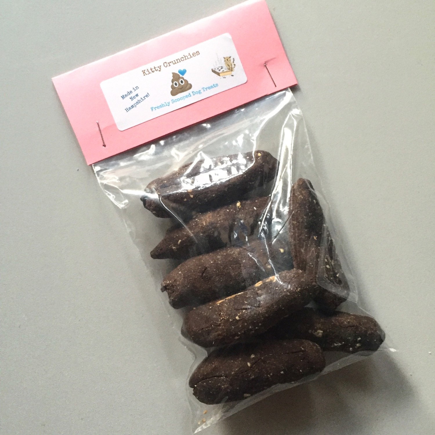 Carob Dog Treat Kitty Crunchies Cat Poop shaped dog Treats Etsy