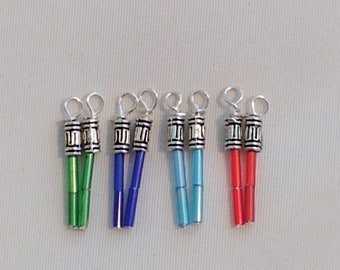 Lightsaber Charms: Star Wars Jewelry Set (8 pc)