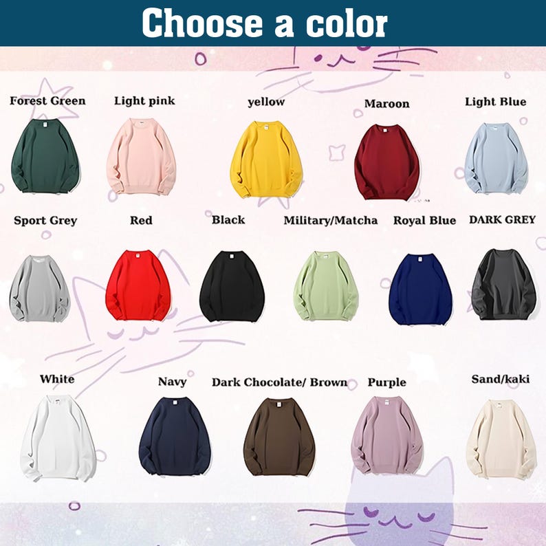 a variety of colorful hoodies, each with a different color and style, arranged in a grid format.