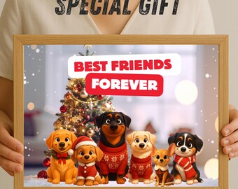 Personalized Pet Tree Topper | Custom Dog Cat Ornament | Christmas Pet Portrait Gift