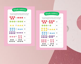 1桁と2桁の足し算 | 印刷可能なワークシート | 子供向け算数