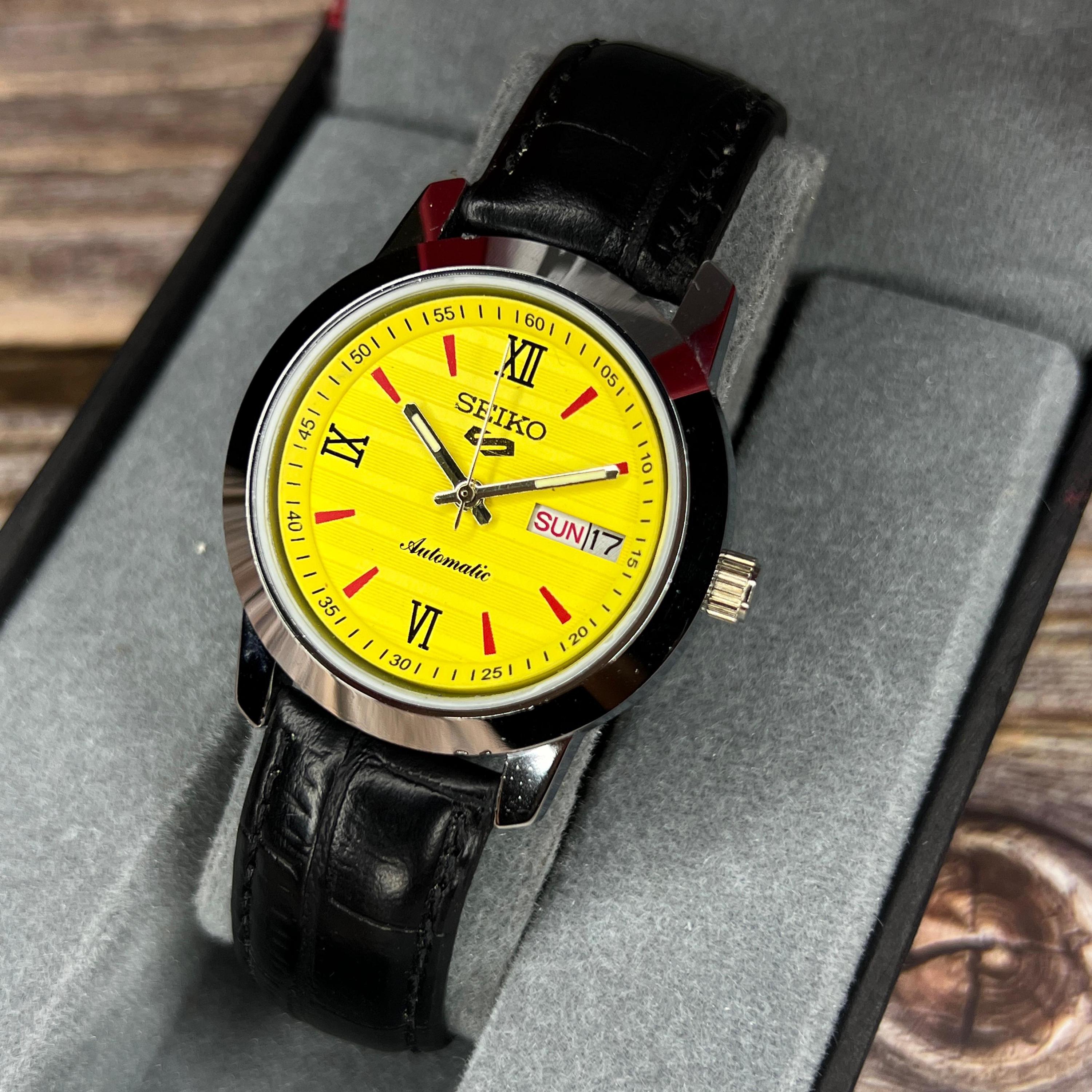 Yellow dial watch - Etsy 日本