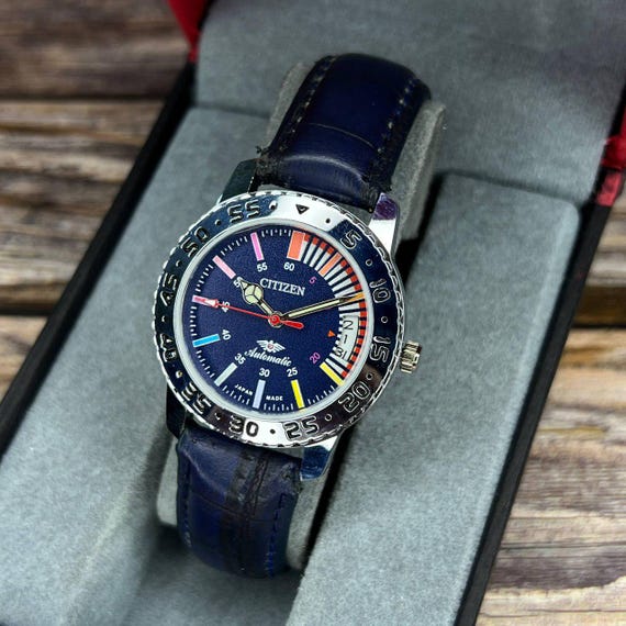 Refurbished Citizen Automatic Watch - Blue Dial, … - image 1