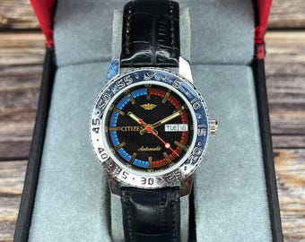 オリジナル CITIZEN 21 JEWELS デイデイト 自動巻き 日本製 腕時計