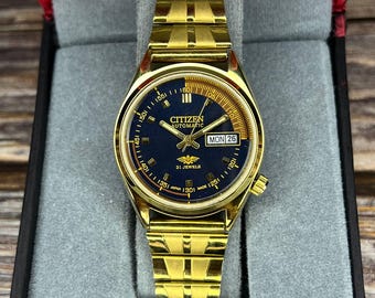 Original CITIZEN 21 JEWELS Day-date Automatic Japan Made Wrist