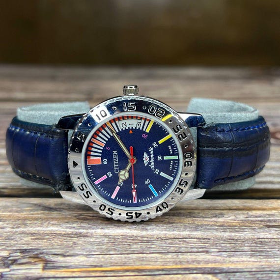 Refurbished Citizen Automatic Watch - Blue Dial, … - image 2