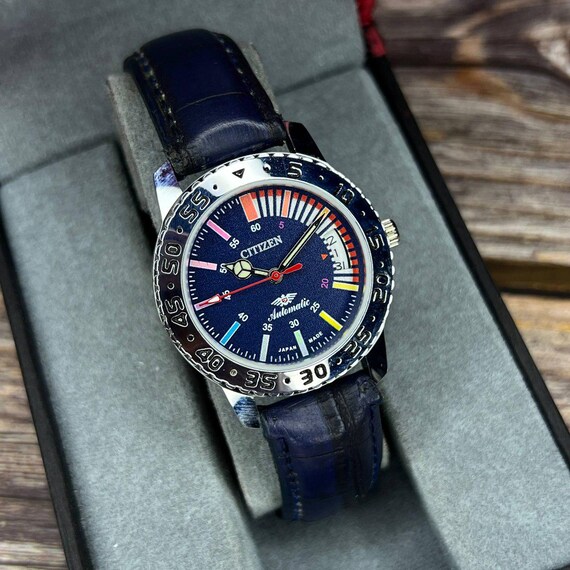 Refurbished Citizen Automatic Watch - Blue Dial, … - image 4