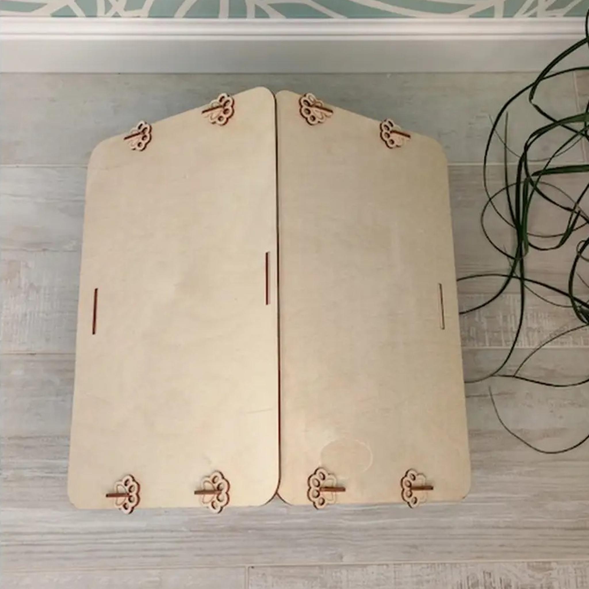 Dog House Tent Shaped Template Laser Cut Digital Files, Wooden Dog