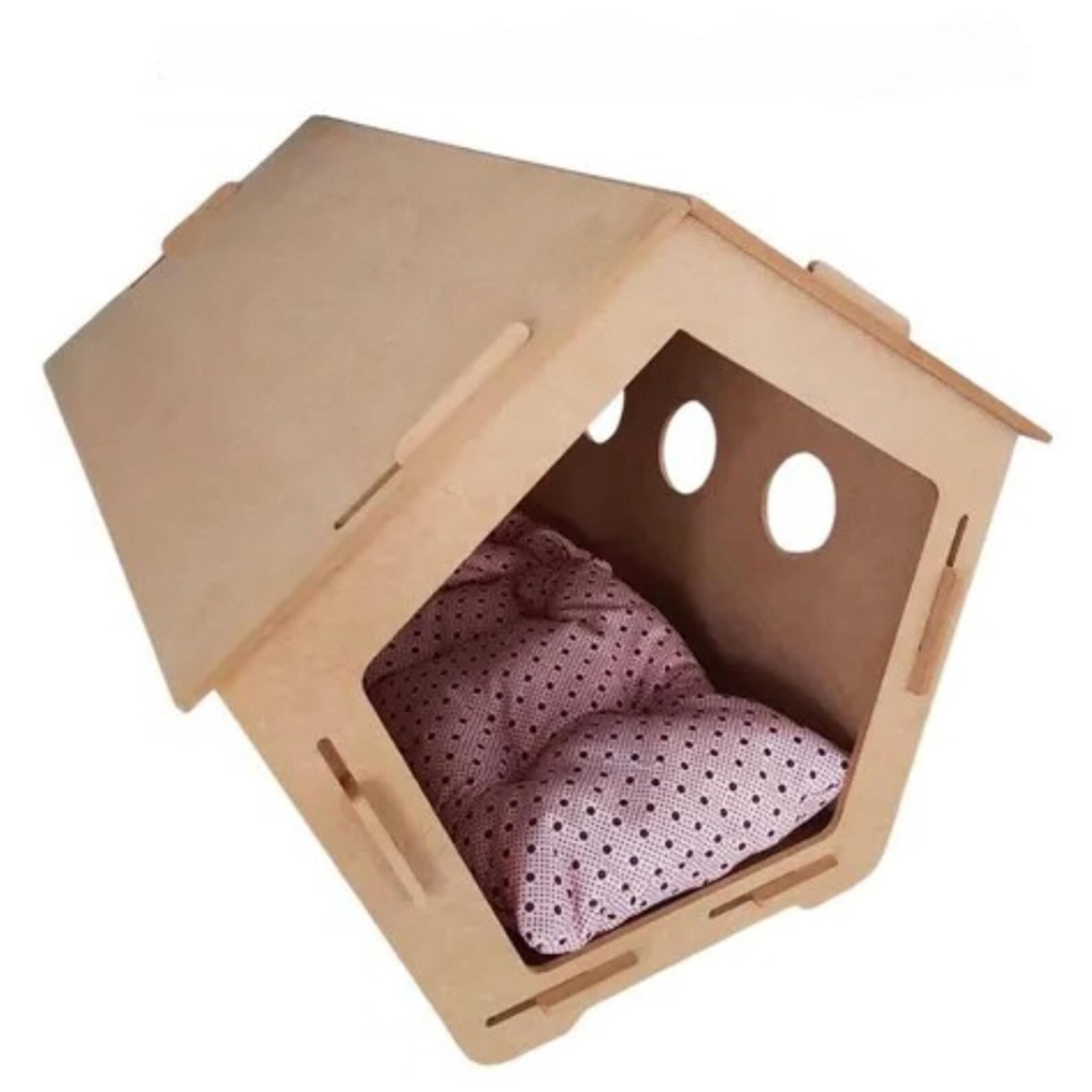 Dog House Tent Shaped Template Laser Cut Digital Files, Wooden Dog