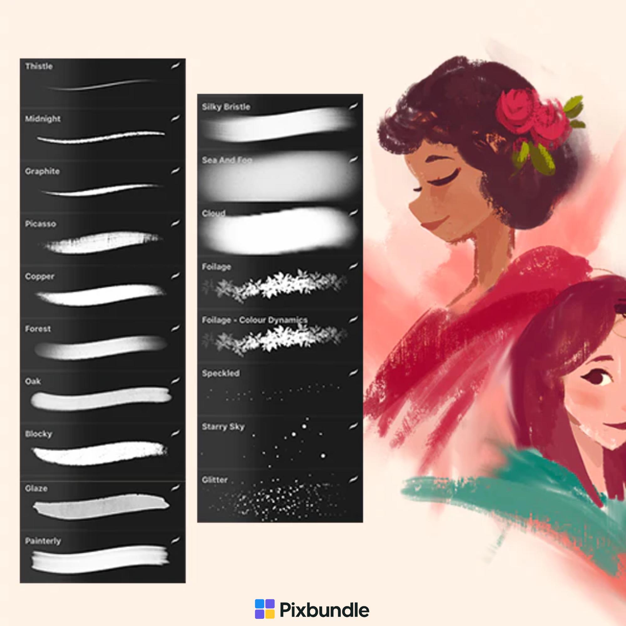 22000+ Procreate Brushes Mega Bundle | Ultimate Drawing, Anime, Tattoo ...