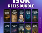 150K Viral Reels Bundle Instagram, TikTok, Faceless Content PLR MRR