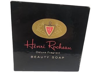 Henri Rocheau Deluxe Fragrant Beauty 6 Jabones Andrew Jergens Co USA Daños en la caja