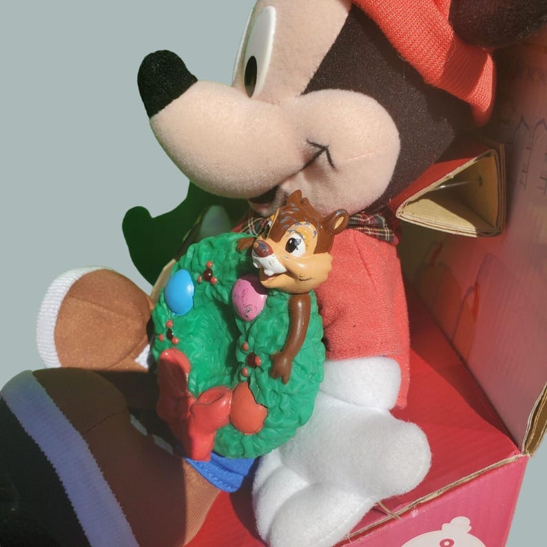 Fisher Price 2001 Disney Mickey Mouse Holiday Friend 12" Plush NOS image 7