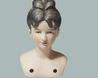 Vintage Yield House Dolly Madison Porcelain Doll Head Made In Japan