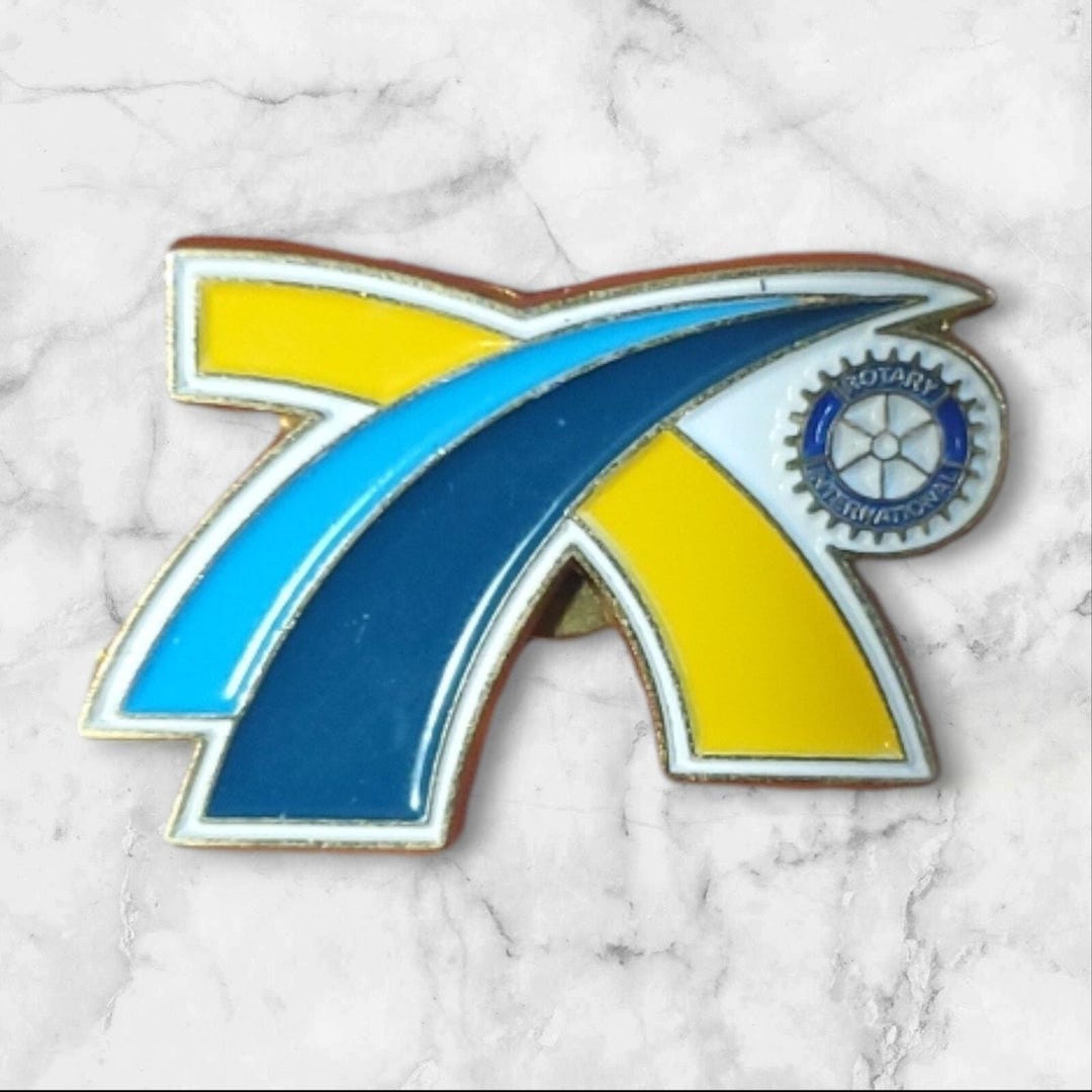 Rotary International Building Communities Bridging Continents Lapel Pin ...