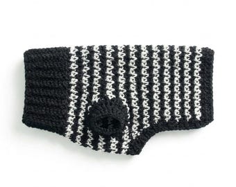Patrón de suéter de crochet para perro, ropa para mascotas (PDF), tallas pequeña, mediana y grande (descarga instantánea en PDF)