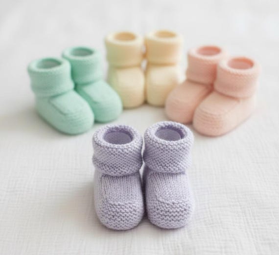 Baby Booties Pattern | Infant Booties Knit Pattern | Easy Knit Pattern | Instant PDF Download
