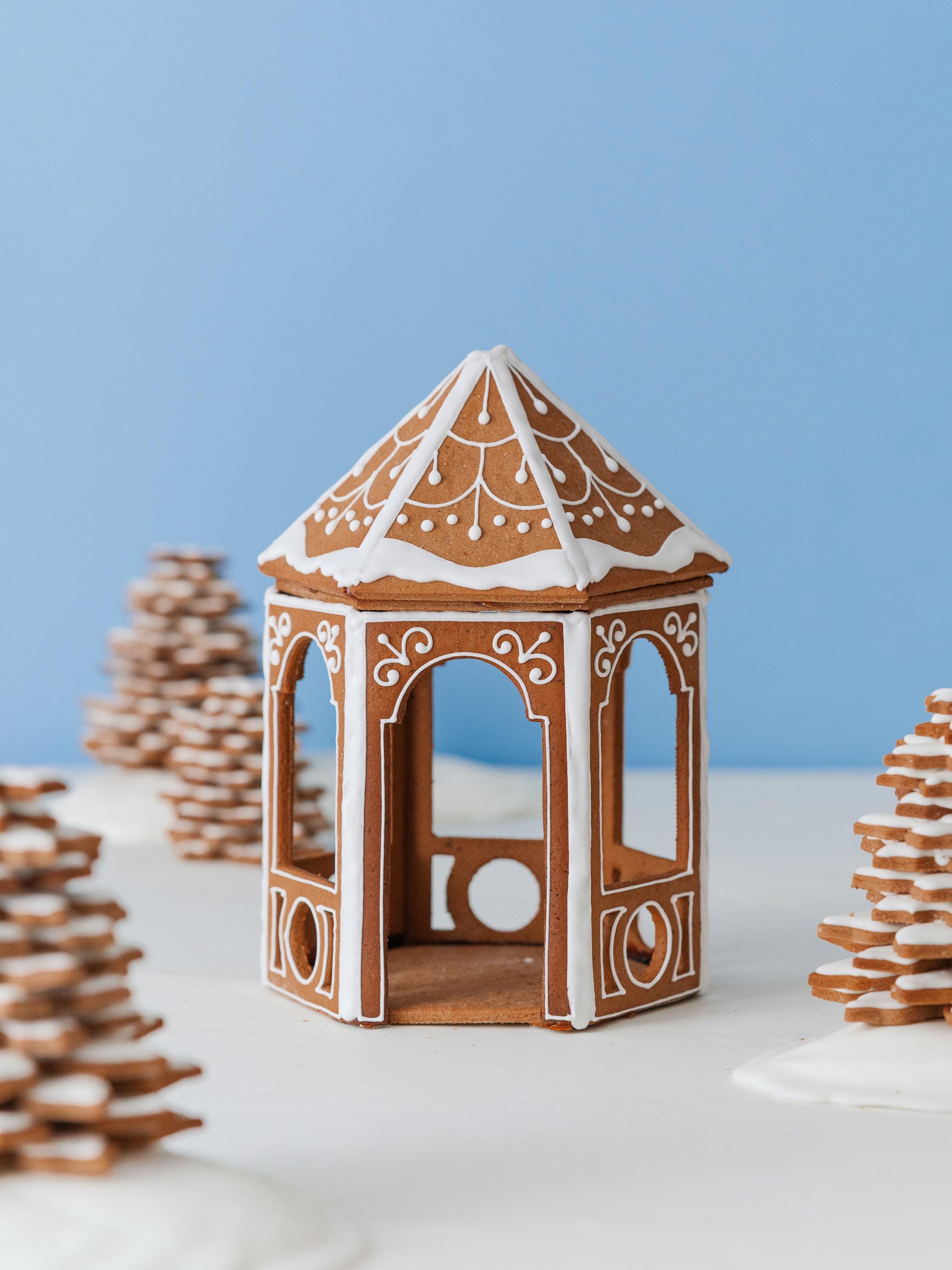 Gingerbread Gazebo Template – PDF Printable Baking Pattern - Etsy