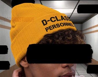 D-Class Personnel Ribbed Knit Winter Beanie - POD