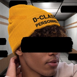 D-Class Personnel Ribbed Knit Winter Beanie - POD