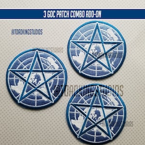 Combo Global Occult Coalition Logo 3-Inch Patches Bulk