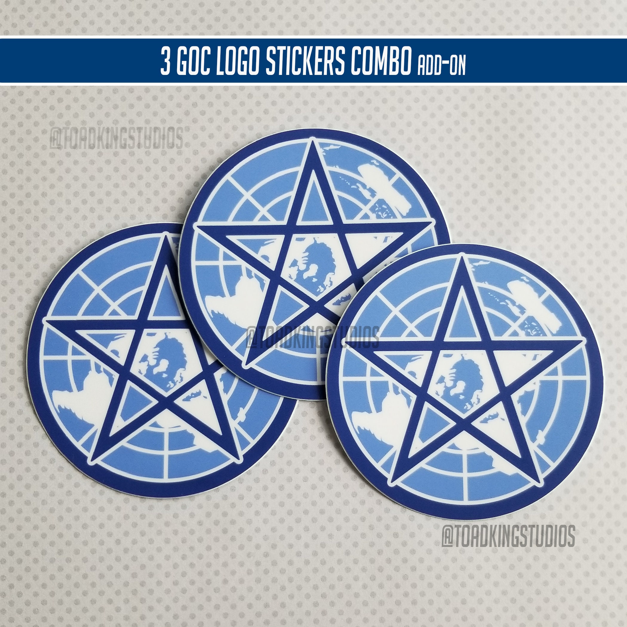 Combo Global Occult Coalition Logo 3-inch Patches Bulk 