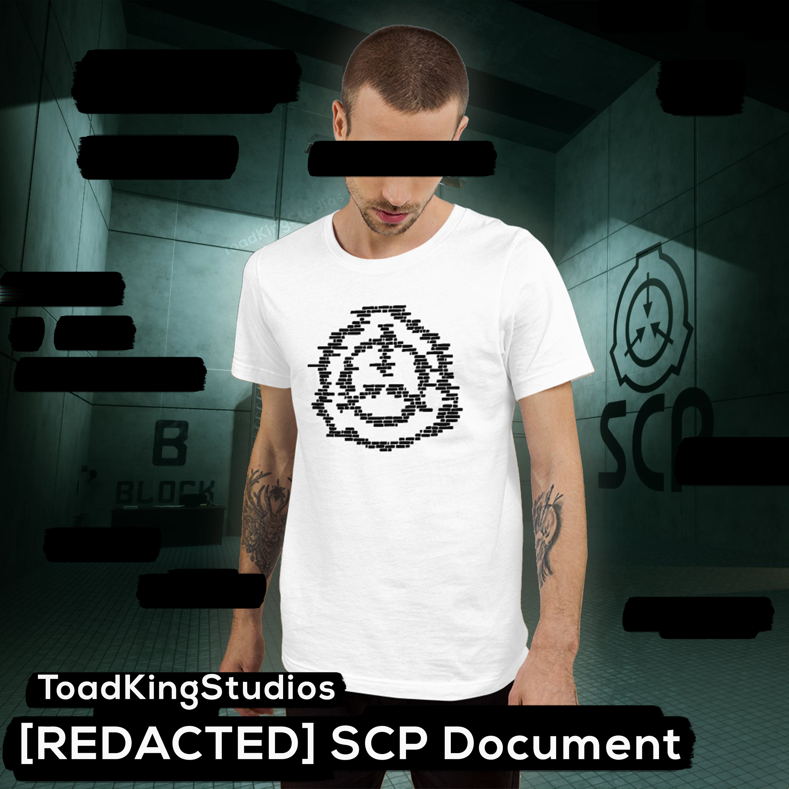 SCP Logo Document REDACTED Poster for Sale by ToadKingStudios