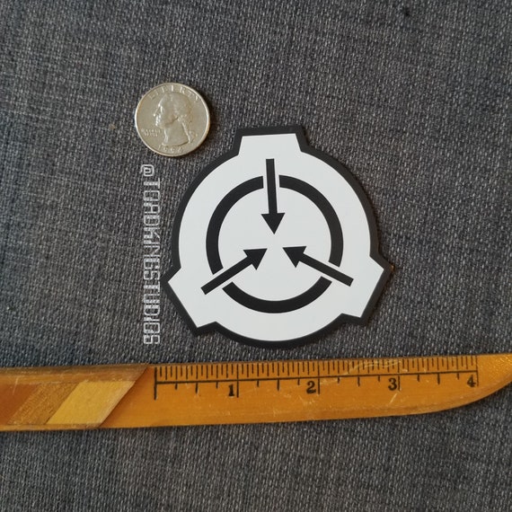 Scp Logo 3 Inch Magnet Etsy - scp containment breach badges roblox