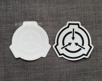 SCP Logo Clear Back 3-inch Sticker