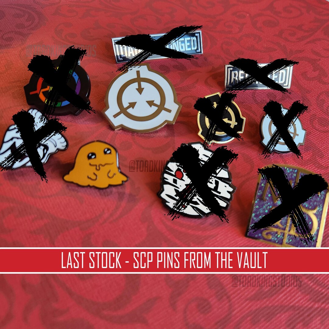 SCP Foundation Enamel Pins - Last Stock Inventory Items - Etsy