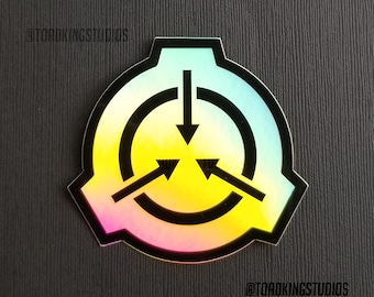 SCP Logo Holographic Sticker 3-inch - RESTOCKED