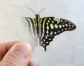 SCP-408 "Illusory Butterflies" 2.5-inch transparent sticker - Foundation Vinyl Clear Back Dr. Kondrak