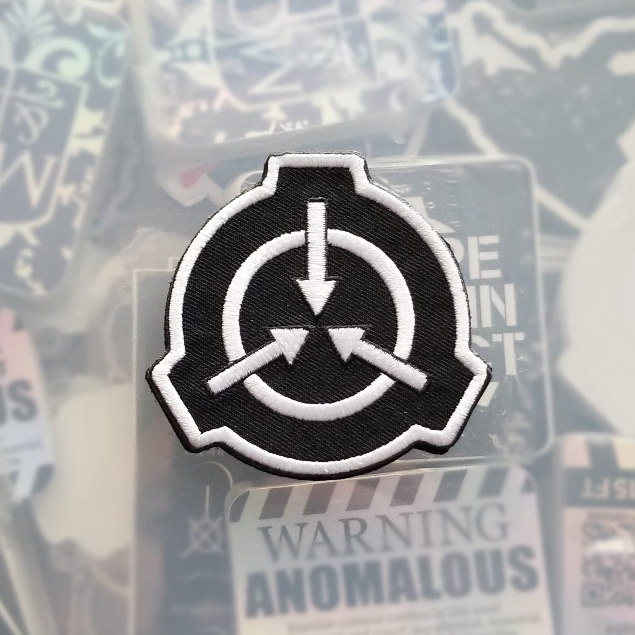 New SCP Special Containment Procedures Foundation Logo Cosplay helmet  skateboard suitcase computer PVC sticker Decoration Gift